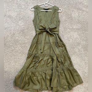 Marc by Marc Jacobs silk green dress XS